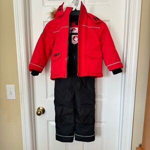 Canada Weathergear Winter Coat and Snow Pants Set Sz 4T